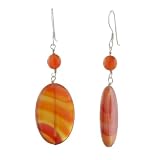 FOJO's Carnelian Oval Earrings