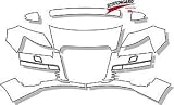 3M Lackschutz Folie Frontschutzset transparent (Audi A6 Avant)