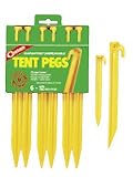 Coghlans 9 ABS Tent Pegs -- pkg of 6 Tent Stakes 9309 by Coghlans