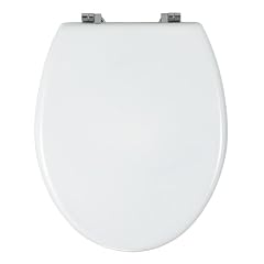 WENKO 16705100 WC-Sitz Bali - Chrom-Metallbefestigung, MDF, wei�