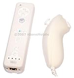 Nintendo Wii Remote Control and Nunchuck Silicone Case 2 Pack - Clear White