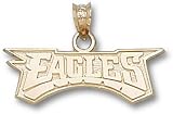 Philadelphia "Eagles" 3/8" Gold Plated Charm/Pendant
