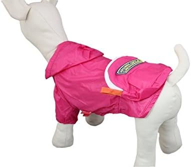 FastPet Breathable Pocket Hoodie Sunscreen Summer Dog Clothes Shirt Pet Coats Puppy Protection Air Conditioning, Small, Rose Red