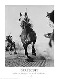 Seabiscuit Moves Ahead Of War Admiral, 1 - Artist: Bettmann Archive - Art Print Poster Size: 24.00 by 32.00 inches