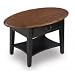 Two Tone Oval Coffee Table (Slate) (19