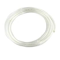 uxcell 4M 13.1 Ft 8mmx5mm Pneumatic PU Recoil Air Hose Tube Clear
