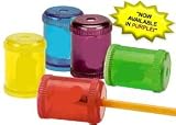 Barrel shaped pencil sharpeners (12/PKG)