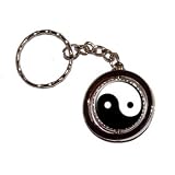 Yin Yang - Chinese Symbol - New Keychain Ring