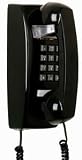 Premier ITT 2554 Basic Single Line Wall Telephone Black