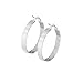 VINANI German 925 Sterling Silver Hoop Earrings title=