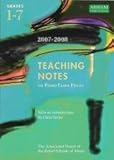 Teaching notes on piano exam pieces 2007-2008 : grades 1-7