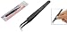 Amico Curved Tweezers Jewelers Craft Hobby Beading Hand Tool