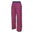Blue/Red Elastic Flannel Pant