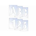 Scan 9404 50mm Letter and Number Stencil Kit