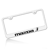 Mazda 3 Polished Stainless Steel License Frame by Mazda