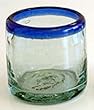 Mexican Glass DOF Blue Rim