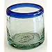 Mexican Glass DOF Blue Rim