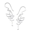 Silver Fairy Drop Earrings