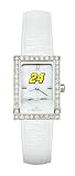 Jeff Gordon Ladies Allure Watch White Leather Strap