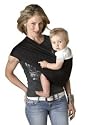 Hotslings Everyday Baby Sling Carrier - Solid Stretch - Black - 4