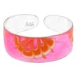 Sterling Silver 925 PINK Hand Painted PASSION Toe Ring
