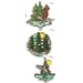 Eagles Lodge Wildlife Pewter Cast Wind Chimes