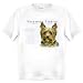 Yorkshire Terrier Yorkie Human Trainer Adult T Shirt