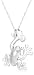 10k White Gold Diamond Matte Frog Pendant (.01 cttw, I-J Color, I2-I3 Clarity)