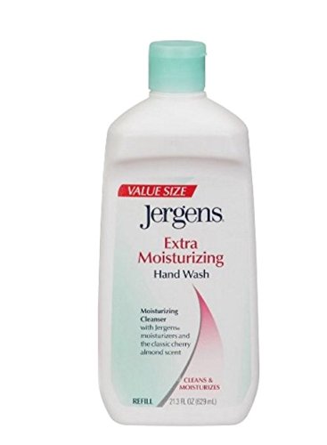 Jergens Moisturizing Liquid Hand Wash, Cherry Almond - 16 Oz (Pack of 3)