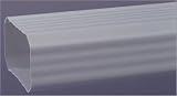 10' WHT Vinyl Downspout