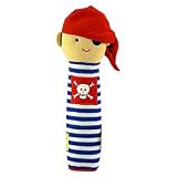 Alimrose Designs Australian Baby Squeaker Striped Big Tail Caty Cat Baby Toy