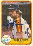 Randy Niemann, Houston Astros Autographed Card