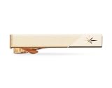 23k Rhodium Electroplated Tie Clip