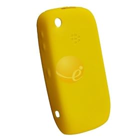 NEW OEM Blackberry Curve 8520 Yellow Silicone Skin Case