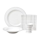 Nautica Yacht Club 16-Piece Dinnerware Set, Service for 4