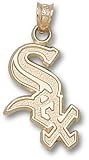 Chicago White Sox 3/4 Border Charm/Pendant -14K/10K, Stainless Steel or Gold Plated