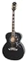 Epiphone EJ-200 Super Jumbo Acoustic Guitar, Black