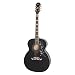 Epiphone EJ-200 Super Jumbo Acoustic Guitar, Black
