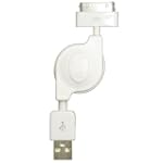 プロテック プッシャーリンク iPod専用USBケーブル PP-IWH ホワイト 【iPod nano 5G/iPhone 3G,3GS,4】