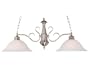 Kenroy Home 91390BS Wynwood 2-Light Island Light, Brushed Steel