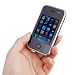 V808 WIFI Quad Band Dual Card TV JAVA Dual Camera Flashlight Touch Screen Cell Phone Black(2GB TF Card)