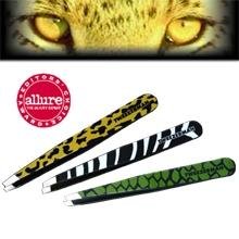 Tweezerman Animal Print Slant Zebra Print