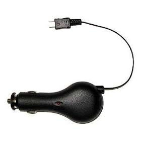 Retractable Cell Phone Car Charger for Motorola Droid A855 / CLIQ [Accessory Export Packaging]