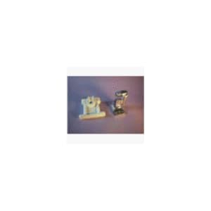 D Lilly 205 Heavy Duty 4-Way Swivel Chrome Brass Antenna Mount (without Upper Support) by