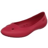 crocs Women's Mccall Ballet Flat,Cranberry,4 M US