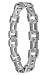 Jewelry : Stainless Steel 18k Gold Plated Accent Bracelet