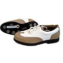 DUNLOP Lady Golf SHOES WHITE/TAUPE: 8