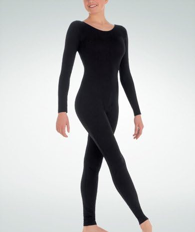 Body Wrappers Women's Long Sleeve Nylon Unitard