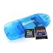 Sandisk 4GB MiniSDHC (MiniSD SDSDM-4096) & BlueProton USB 2.0 SDHC Card Reader Writer (blue)