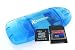 Sandisk 4GB MiniSDHC (MiniSD SDSDM-4096) & BlueProton USB 2.0 SDHC Card Reader Writer (blue)